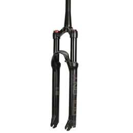 NEZIAN Mountain Bike Fork NEZIAN Bike Air Front Fork For A Bicycle 27.5inch Mountain Bike Suspension Fork Magnesium Alloy Damping Adjustment Travel 120mm QR 9mm (Color : Tapered tube, Size : Remote)