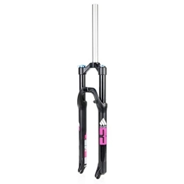 NEZIAN Mountain Bike Fork NEZIAN Cycling 26 / 27.5 Inch Mountain Bike Suspension Fork, 1-1 / 8'' Lightweight Aluminum Alloy MTB Bicycle Shoulder Control Travel 100mm (Color : B, Size : 27.5inch)