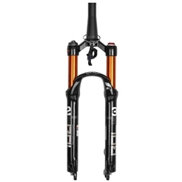 NEZIAN Mountain Bike Fork NEZIAN Cycling 26inch Mountain Bike Suspension Fork, 1-1 / 8' Lightweight Magnesium Alloy MTB Suspension Lock Shoulder Travel:100mm 27.5 / 29inch (Color : B, Size : 27.5inch)