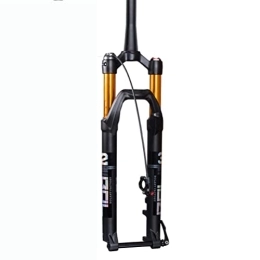 NEZIAN Mountain Bike Fork NEZIAN Cycling Bike Front Fork Suspension MTB Forks Mountain Bike Suspension Fork 27.5 29 Inch Thru Axle Air Suspension Fork Travel 120mm Tapered Tube (Color : Tapered Remote, Size : 27.5inch)