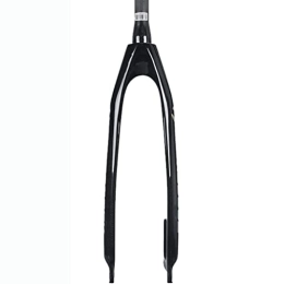 NEZIAN Mountain Bike Fork NEZIAN Cycling Bike Front Fork Suspension Ultra Light Full Carbon Fiber MTB Bike Fork 1-1 / 8" 26 / 27.5 / 29" Mountain Bike Hard Fork Taper Forks Cycling Accessories (Color : Black, Size : 29inch)