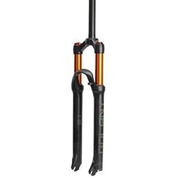 NEZIAN Mountain Bike Fork NEZIAN Cycling Downhill Suspension Forks, 26inch Mountain Bike Lightweight Magnesium Alloy MTB Suspension Lock Shoulder Travel:100mm 1-1 / 8' (Color : A, Size : 29inch)