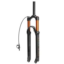 NEZIAN Mountain Bike Fork NEZIAN Cycling Downhill Suspension Forks, 26inch Mountain Bike Lightweight Magnesium Alloy MTB Suspension Lock Shoulder Travel:100mm 1-1 / 8' (Color : B, Size : 27.5inch)