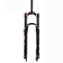 NEZIAN Spares NEZIAN Cycling Mtb Suspension Air Fork 26 / 27.5 / 29 Inch Mountain Bike Fork Manual Lock Double Shoulder Suspension Air Fork 28.6mm QR 9mm (Color : Black, Size : 27.5inch)
