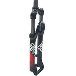 NEZIAN Mountain Bike Fork NEZIAN Cycling MTB Suspension Fork 24 Inch Mountain Bike Front Fork Aluminum Alloy Travel 110mm Manual Lockout Straight Tube 28.6mm QR 9mm (Color : Red)