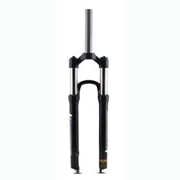 NEZIAN Spares NEZIAN Cycling Suspension Air Fork 27.5 / 29 Inch Bike Fork Suspension Axle Straight MTB Double Shoulder Air Spring Crown Lockout Shocks (Color : Black, Size : 27.5inch)