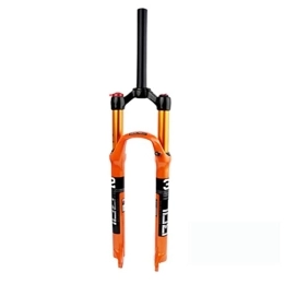 NEZIAN Mountain Bike Fork NEZIAN Cycling Suspension Front Fork Mountain Bike Front Fork Air Straight / Tapered Tube 28.6mm 27.5 / 29inch MTB Bike Front Fork Magnesium & Aluminum Alloy (Color : Straight manual, Size : 27.5inch)
