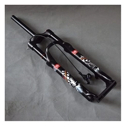 NEZIAN Spares NEZIAN Disc Suspension Bike Forks 27.5, 1-1 / 8" Aluminum Alloy Gas Fork Disc Brake Cycling Shoulder Control Travel 100mm Black (Color : C, Size : 29inch)