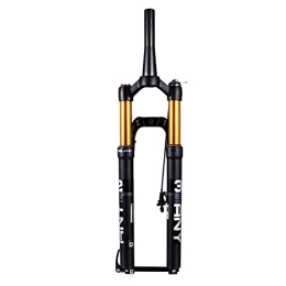 NEZIAN Mountain Bike Fork NEZIAN Front Suspension Fork 27.5 / 29 Inch MTB Travel 100mm Open Gear 100mm Disc Brake Aluminum Magnesium Alloy Bike Accessory (Color : Wire control, Size : 29 inch)