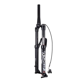 NEZIAN Mountain Bike Fork NEZIAN Front Suspension Fork 27.5 Inch Mountain Bike Travel 140mm Barrel Shaft 15x110mm Wire Control Magnesium Alloy Cycling Accessories
