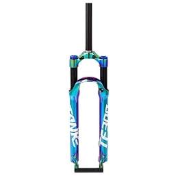 NEZIAN Mountain Bike Fork NEZIAN Front Suspension Fork Air Mountain Bike 27.5 / 29 Inch Travel 110mm Disc Brake Cycling Accessories Aluminum Magnesium Alloy (Color : B, Size : 27.5 inch)