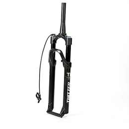 NEZIAN Spares NEZIAN Front Suspension Fork MTB 27.5 / 29 Inch Travel 100mm Disc Brake Cycling Accessories Aluminum Magnesium Alloy Wire Control (Size : 27.5 inch)