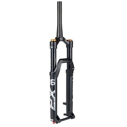 NEZIAN Mountain Bike Fork NEZIAN Mountain Bike Front Forks 27.5 / 29 Inch Damping Rebound Adjustment Travel 140mm Cycling Accessories Shoulder Control (Size : 27.5 inch)