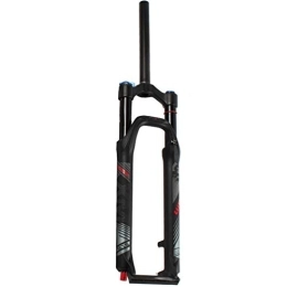 NEZIAN Mountain Bike Fork NEZIAN Mountain Bike Suspension Fork 26 Inch, 1-1 / 8" 28.6mm Aluminum Alloy Straight Tube Damping Adjustment Travel 120mm (Color : C, Size : 27.5 inch)