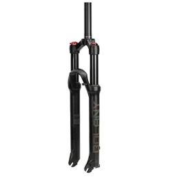 NEZIAN Mountain Bike Fork NEZIAN Mountain Bike Suspension Fork, Outdoor Aluminum Alloy Disc Brake Front Bridge Control 1-1 / 8" Travel 100mm (Color : Straight tube, Size : 29inch)