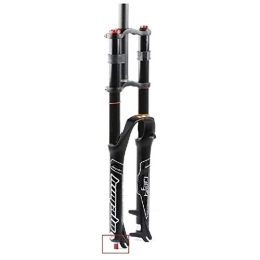 NEZIAN Mountain Bike Fork NEZIAN MTB Bike Front Fork 26 27.5 29 Inch Double Shoulder Control Downhill Suspension Air Pressure Straight Tube Ultralight Bicycle Shock Absorber (Color : B, Size : 27.5 inch)