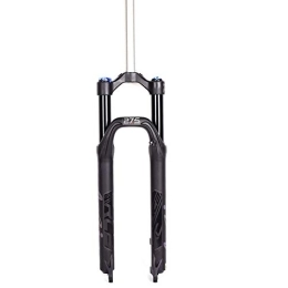 NEZIAN Spares NEZIAN Shoulder-controlled Air Fork, 26 / 27.5 Inch Mountain Bike Suspension Front Fork, Suitable For Disc Brake Front Fork (Color : Black, Size : 26inch)