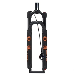 NEZIAN Spares NEZIAN Suspension Fork Mountain Bike 27.5 / 29 Inch Damping Adjustment Travel 120mm Disc Brake Cycling Accessories Magnesium Alloy (Color : Black, Size : 27.5 inch)