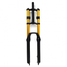 NMVB Mountain Bike Fork NMVB Bicycle Fork 26 / 27.5 / 29er MTB Suspension Air Fork Magnesium Alloy Double Shoulder Air Oil Lock Straight Downhill Fork (Color : Air fork, Size : 26inch)