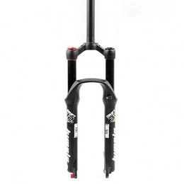 NMVB Mountain Bike Fork NMVB MTB Suspension Air Fork Travel 160mm 26 27.5 29er, Travel 140mm Rebound Adjustment Quick Release QR Tapered Straight Tube (Color : Straight A, Size : 29INCH)
