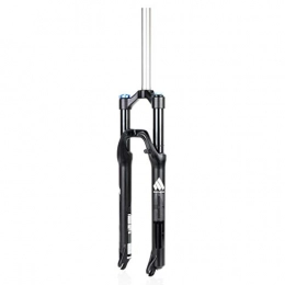 NOLOGO Mountain Bike Fork Nologo MTB bike MTB Bike Suspension Forks 26", Magnesium Alloy 27.5 Inch Mountain Road Bikes Cycling Straight Tube 1-1 / 8" Disc Travel 100mm Air Fork (Size : 27.5 inch)
