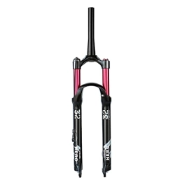 OONYGB Mountain Bike Fork OONYGB Mountain Bike Suspension Fork, 26 27.5 29 Inch Bicycle Fork, Conical Tube 28.6mm, QR 9mm, Travel 100mm, Shoulder Control Lockout Bicycle Fork, Off-road Bicycle Front Fork.