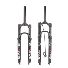 OONYGB Mountain Bike Fork OONYGB Mountain Bike Suspension Fork, 26 / 27.5 / 29 Inch Bicycle Fork, Straight Tube 28.6mm, QR 9mm, Shoulder Control / Wire Control Lockout Bicycle Fork, Off-road Bicycle Front Fork with Damping.