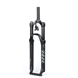 OONYGB Mountain Bike Fork OONYGB Mountain Bike Suspension Fork, 26 27.5 29 InchBicycle Fork, Straight Tube 28.6mm QR 9mm, Travel 120mm, Light Off-road Bicycle Front Fork with Damping, Wire control lock function.