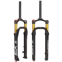 OONYGB Mountain Bike Fork OONYGB Mountain Bike Suspension Fork, 26 Inch Bicycle Fork, Straight Tube 28.6mm, QR 9mm, Travel 120mm, Light Off-road Bicycle Front Fork with Damping, Rebound Adjustable.