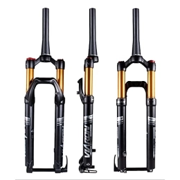 OONYGB Spares OONYGB MTB Suspension Fork 27.5 / 29 Inch, 28.6mm Tapered Tube Air Front Fork Thru Axle 15X100mm Travel 100mm Mountain Bike Fork, Shoulder Control Lockout Off-road Bicycle Forks.