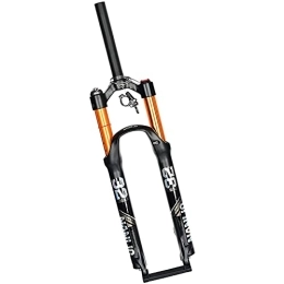 OUUUKL Mountain Bike Fork OUUUKL MTB Fork 26 27.5 29 inch Mountain Bike Suspension Fork Travel 120mm TA 15mm, 1-1 / 8 Straight Tube / Tapered Tube Mountain Bike Forks (Manual Lockout - Remote Lockout)