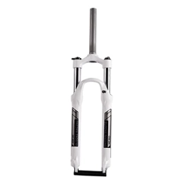perfeclan Spares Perfeclan 28.6mm Bike Fork Threadless Straight / Tapered 26 / 27.5 / 29inch Mountain Bicycle Adjustment Forks 100mm Travel Front Fork Component, 26inch White