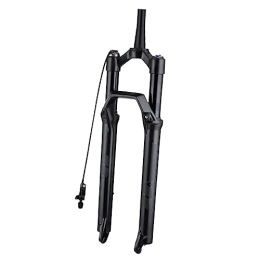 perfeclan Spares Perfeclan Mountain Front Fork Bicycle Forks Magnesium Alloy Aluminum Alloy Bike Air Fork Bicycle Shock Absorber Front Fork for Replacement, Line Control, 27.5inch Tapered