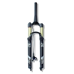 PHOCCO Mountain Bike Fork PHOCCO MTB Air Fork 26 / 27.5 / 29in 1-1 / 8" / 1-1 / 2" 100mm Travel Bike Suspension Fork QR 9mm Disc Brake Mountain Bike Front Fork (Color : Tapered Remote, Size : 27.5IN)