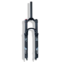 PHOCCO Spares PHOCCO MTB Fork 26 / 27.5 / 29 Inch 1 1 / 8 Straight / Tapered Tube 100mm Travel Air Suspension Fork QR 9mm Disc Brake Mountain Bike Front Fork (Color : Straight Manual, Size : 27.5'')