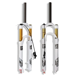 PHOCCO Spares PHOCCO MTB Fork 26 / 27.5 / 29'' Travel 100mm Rebound Adjust QR Air Suspension Fork Straight / Tapered Tube Mountain Bike Fork (Color : Straight Remote, Size : 29'')