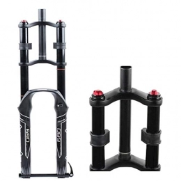 pianaiBB Mountain Bike Fork pianaiBB Dh Bicycle Fork 26 27.5 29 Inch Double Shoulder Control Mtb Downhill Suspension Fork Hydraulic Straight Tube Ultralight Bicycle Shock Absorber