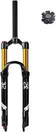 QDY Mountain Bike Fork QDY -MTB Fork 26 27.5 29 Inch MTB Suspension Fork Travel 140 MM, 1-1 / 8" Straight / Tapered Mountain Bike Fork, Air MTB Front Fork, Straight Manual, 26 inch