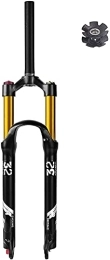 QDY Mountain Bike Fork QDY -MTB Fork 26 27.5 29 Inch MTB Suspension Fork Travel 140 MM, 1-1 / 8" Straight / Tapered Mountain Bike Fork, Air MTB Front Fork, Straight Manual, 27.5 inch