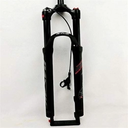 QFWRYBHD Spares QFWRYBHD Mountain bicycle Fork 26in 27.5in 29 inch MTB bikes suspension fork air damping front fork remote and manual control HL RL (Color : Black wire control, Size : 26inch)
