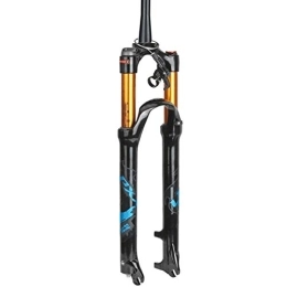 QHY Mountain Bike Fork QHY 26 / 27.5 / 29 Inch Mountain Bike Suspension Fork Travel 100mm Air Fork Cone Tube 1-1 / 2" XC Bicycle QR Hand Control Remote Control MTB HL / RL 1650G (Color : Blue RL, Size : 29in)