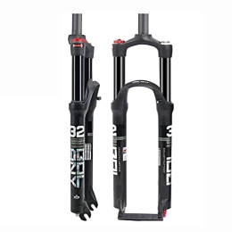 QHY Mountain Bike Fork QHY 26 / 27.5 / 29 Inch MTB Bicycle Suspension Fork, 1-1 / 8"Straight Steerer Front Fork, Manual Lockout Air Mountain Bike MTB Front Fork (Color : Black, Size : 29in)