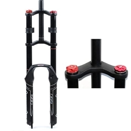 QHY Mountain Bike Fork QHY 26 / 27.5 / 29'' Mountain Bike Suspension Forks Downhill MTB Air Fork 1-1 / 8 DH Double Shoulder Front Fork With Damping 140mm Travel Disc Brake QR 9mm 2440g (Color : Black, Size : 27.5 inch)