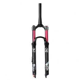 QHY Mountain Bike Fork QHY 26 27.5 29" MTB Bike Fork Disc Brake Air Suspension Fork QR 9mm With Rebound Adjustment 100mm Travel 1-1 / 8" 1-1 / 2" Ultralight 1640g (Color : 1-1 / 2 RL, Size : 29in)