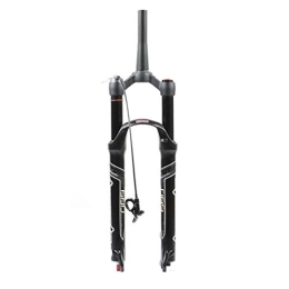 QHY Mountain Bike Fork QHY 26 27.5 29 Thru Axle MTB Air Suspension Fork, Travel 100mm 1 1 / 8", 1 1 / 2" Adjust Straight Tube / Tapered Remote QR Ultralight Aluminum Alloy Rebound Adjust Mountain Bike Front Forks