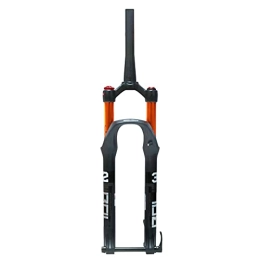 QHY Spares QHY 27.5 29inch MTB Suspension Fork 15 * 100mm Thru Axle Alloy Disc Brake Mountain Bike Fork Bicycle Fork Cone Tube (Size : 27.5in)