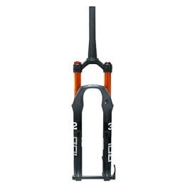 QHY Spares QHY 27.5 29inch MTB Suspension Fork 15 * 100mm Thru Axle Alloy Disc Brake Mountain Bike Fork Bicycle Fork Cone Tube (Size : 29in)