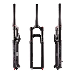 QHY Spares QHY Air Mountain Bike Suspension Forks, Tapered Tube 28.6mm Rebound Adjust Thru Axle 15 * 100mm Travel 100mm Manual / Crown Lockout MTB Forks, XC / AM / FR Bicycle Bike Suspension Fork