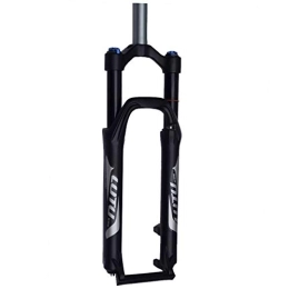 QHY Mountain Bike Fork QHY Bicycle Fork MTB Air Suspension Fork 26 / 27.5 / 29 Inch Mountain Bike Fork Disc Brake QR 105mm Travel Straight 1-1 / 8" HL / RL 1680G (Color : Black, Size : 27.5in)