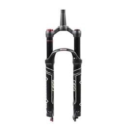 QHY Mountain Bike Fork QHY Bicycle forks MTB Air Suspension Bike Fork 26" 27.5" 29" 1 / 1-2" Disc Brake Bicycle Fork ABS Lockout 105mm Travel 9mm QR (Color : A, Size : 27.5")